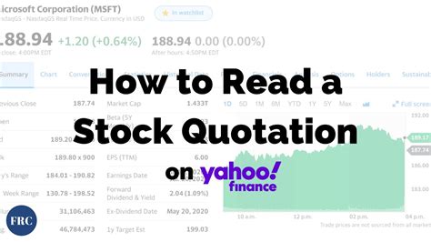 free stock quotes yahoo